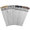 Bestgle Wire Brush Extensions, 20-Piece Set, 3mm Extension Stainless Steel Copper Wire Cleaning End Brushes for Routers, Pen Wire Brushes, Rust and Pa