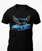 2020 Mid Engine Rapid Blue Corvette C8 Short Sleeve Unisex T-Shirt