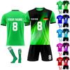 Personalised Shirts Kit Mens Girls With Name Number Custom Football Jerseys For Boys Training Suit