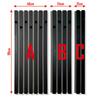 Wooden clothes hanger Lamele 98cm module 24cm black