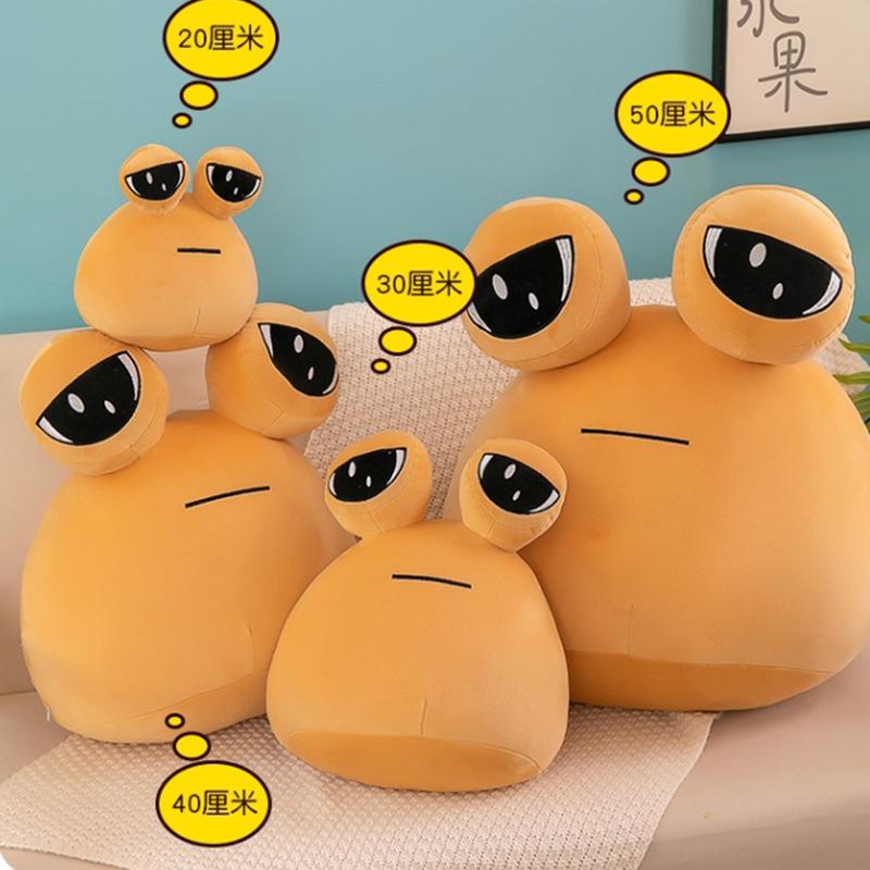 10-40 см Игровой Плюшевый Игрушечный Питомец Инопланетянин Pou Furdiburb Эмоциональный Инопланетянин Мягкая Игрушка Подушка для Дивана Кукла Подарок на Черную Пятницу Для Девочек