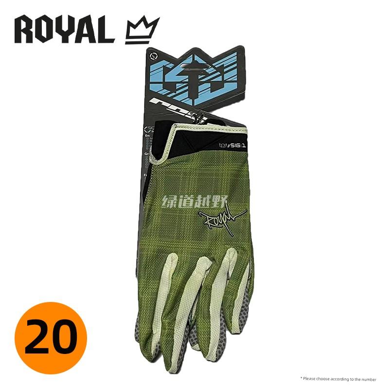 [Special Offer] British Royal Gloves Men's Long Finger Cycling Gloves for Mountain Bikes Dh Amxc Riding Gloves
