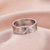 Simple Sea Wave Couple Rings 2022 Trend Ocean Surf Stainless Steel Paired Rings for Women Men Wedding Birthday Jewelry
