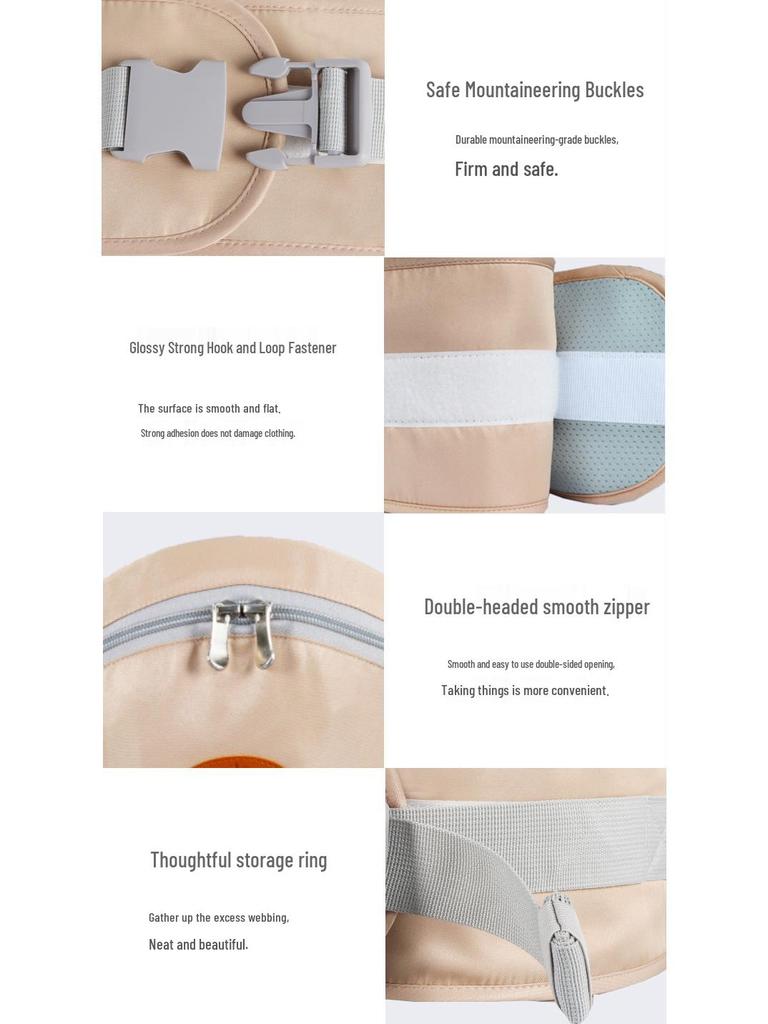 Высококачественный многофункциональный поясной стульчик-переноска для младенцев, предназначенный для использования как матерями, так и малышами.