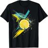 Lemon Motif Illustration Art T-Shirt