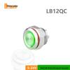 Blue Wave 12QC High-Current Ultra-Thin Metal Push Button Switch, IP65 Waterproof with Tactile Light Touch
