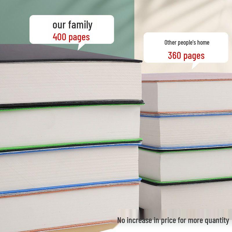 Очень толстый кожаный блокнот для подготовки к экзаменам в аспирантуре – большой и прочный.