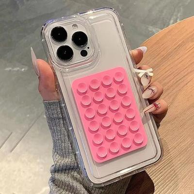 Чехол для телефона iPhone 16 15 14 Pro Max Plus 11 12 13 Pro 7 8 Plus XR X XS SE2 3D присоска подушка безопасности прозрачный противоударный чехол