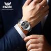 OPK Couple Watch Classic Fashion Waterproof Glow Quartz Watch Band Luxury Date Week Men's and Women's Couple Watches