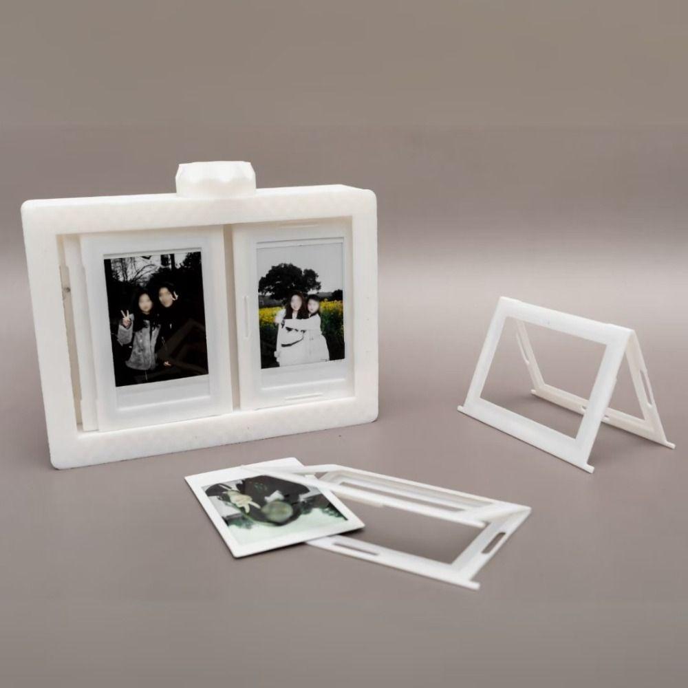 Protective 3D Rotating Photocard Holder Transparent Card Display Rack Photo Album  Home Decor