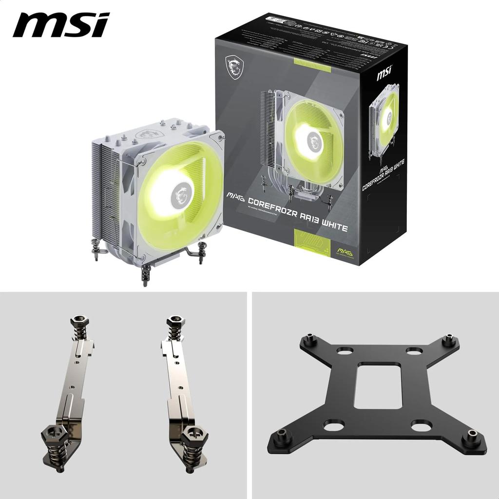 MSI MAG COREFROZR AA13 WHITE CPU Cooler Air-Cooled (FN2617)