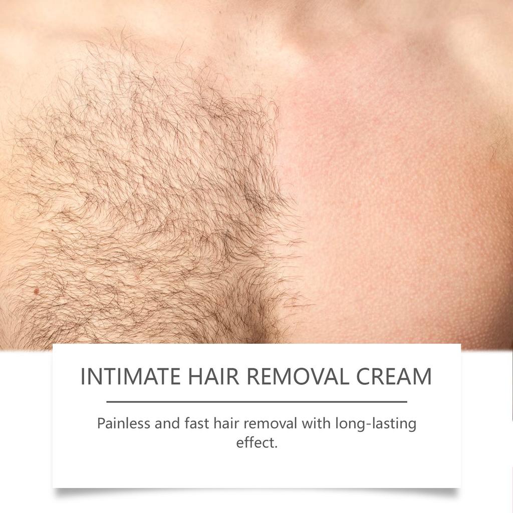Men's Hair Removal Cream Men's Armpits, Arms, Whole Body Cleansing, Smoothing, Moisturizing, Gentle Hair Removal Cream