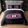Montreal Canadiens Design Bed Bedding Set 1 Duvet Cover + 2 Pillowcases Soft Breathable Household Bed Linens