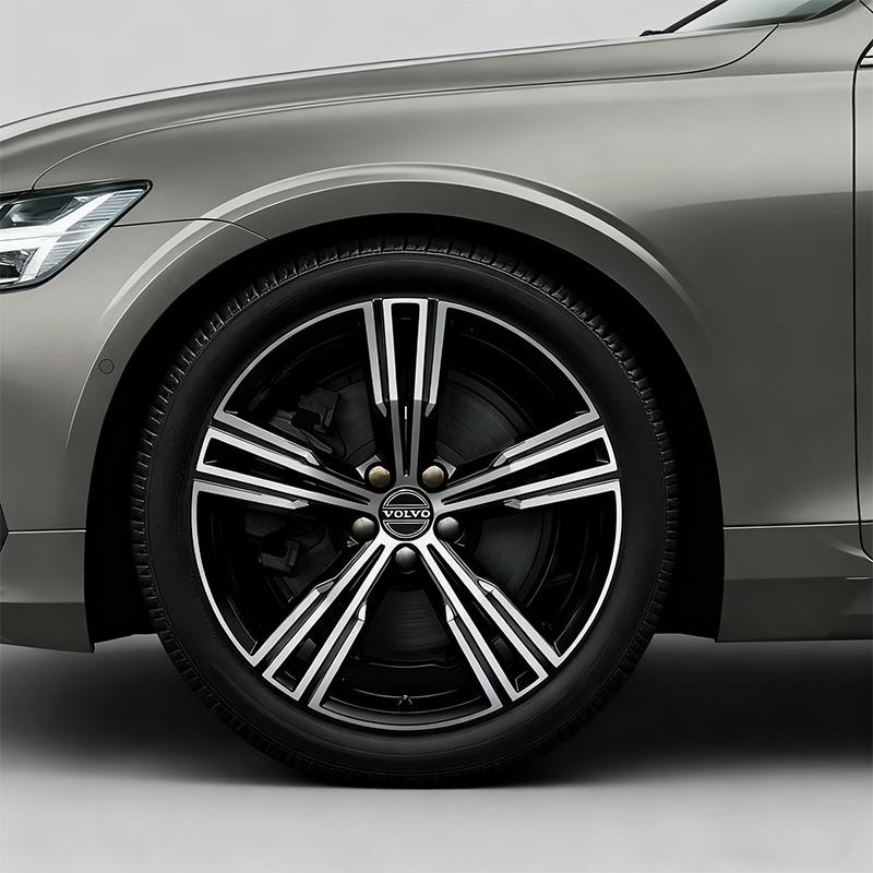 4Pcs ABS 64mm Car Wheel Center Hub Center Cap Rim Hub Dustproof Cover Emblemem For Volvo S60 S60L S80 S80L S90 V40 V60 V90 XC60