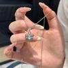 Новое ожерелье 'Сердце Океана' в стиле легкой роскоши, универсальное, высококлассный дизайн, изысканный темперамент, подарить подруге, подруге, цепочку на ключицы