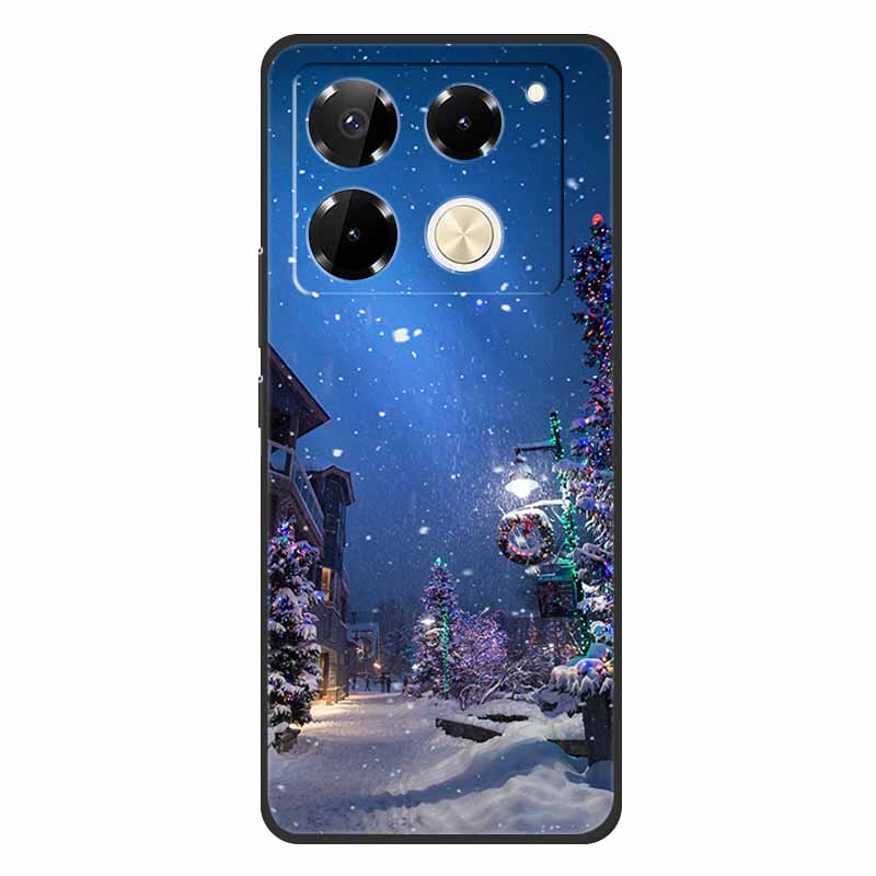 2024 Christmas Phone Cases For Infinix Note 40 Pro 4G 5G Cases Soft TPU Silicone For Note 30 4G 5G Infinix Note 40Pro 30Pro 4G