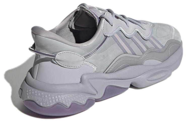 adidas Оригинальные кроссовки Ozweego Cozy износостойкие для бега Серый Фиолетовый GY1027