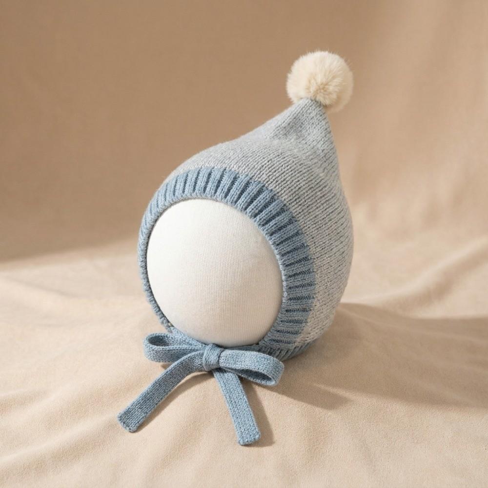 Windproof Ear Protection Hat Cute Pompom Toddler Beanie Fashion Knitted Hat Winter