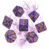 7pcs/lot Polyhedral Dice Set Double-Colors Dice D4 D6 D8 D10 D% D12 D20 for DND RPG Table Games