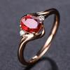Кольцо с натуральным рубином в золоте 18 карат - 1,05 карата