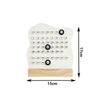 DIY Montessori Calendar Adjustable Schedule Planner Wood Perpetual Calendar  Home Office Desk