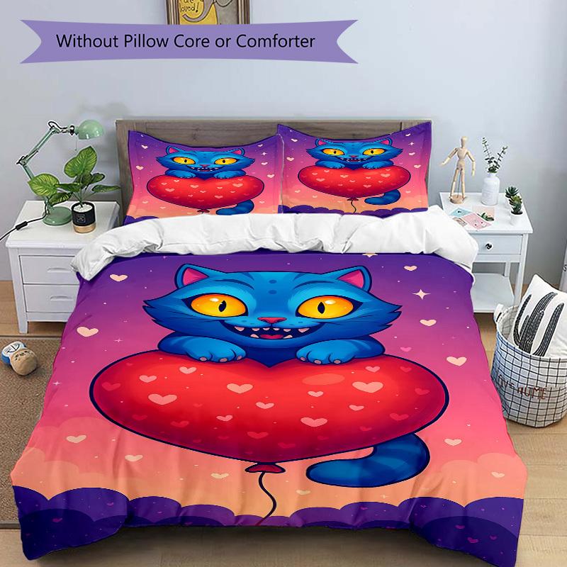 3pcs Huntrix, K-pop Duvet Cover Set - Machine Washable, Includes 1 Duvet Cover and 2 Pillowcases, No Core Included yy251022224