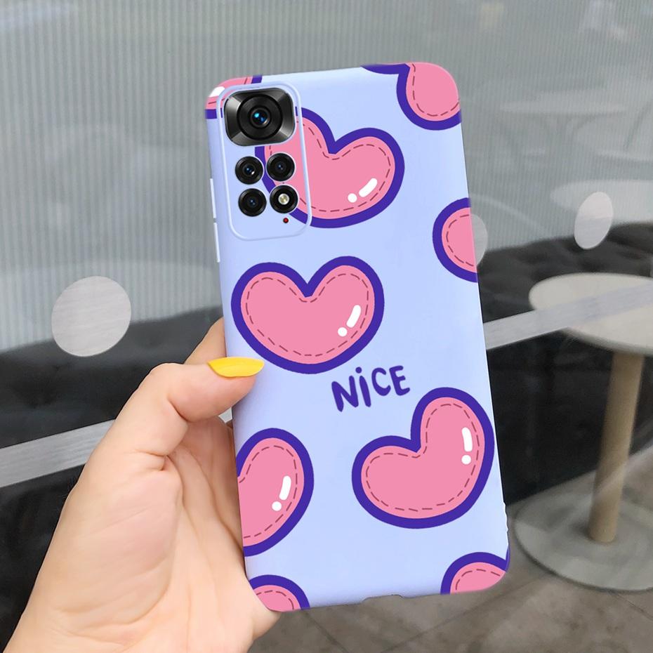Чехол для Xiaomi Redmi Note 11 Pro Чехол Redmi Note 11 11S 4G Милый Узор Гелевый Силиконовый Мягкий Чехол Обложка Для Redmi Note11 S 11 Pro