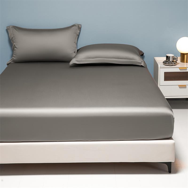 Простыня на резинке Tencel Four Seasons: Дышащий, Охлаждающий Наматрасник Телесного Цвета для Односпальных/Двуспальных Кроватей.