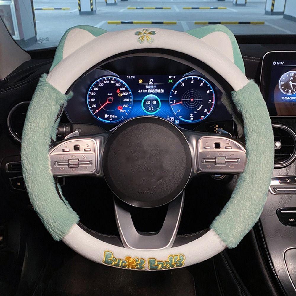 Cute Cat Steering Wheel Sleeve Steering Wheel Protector Cat Steering Wheel Cover Car Handle Cover