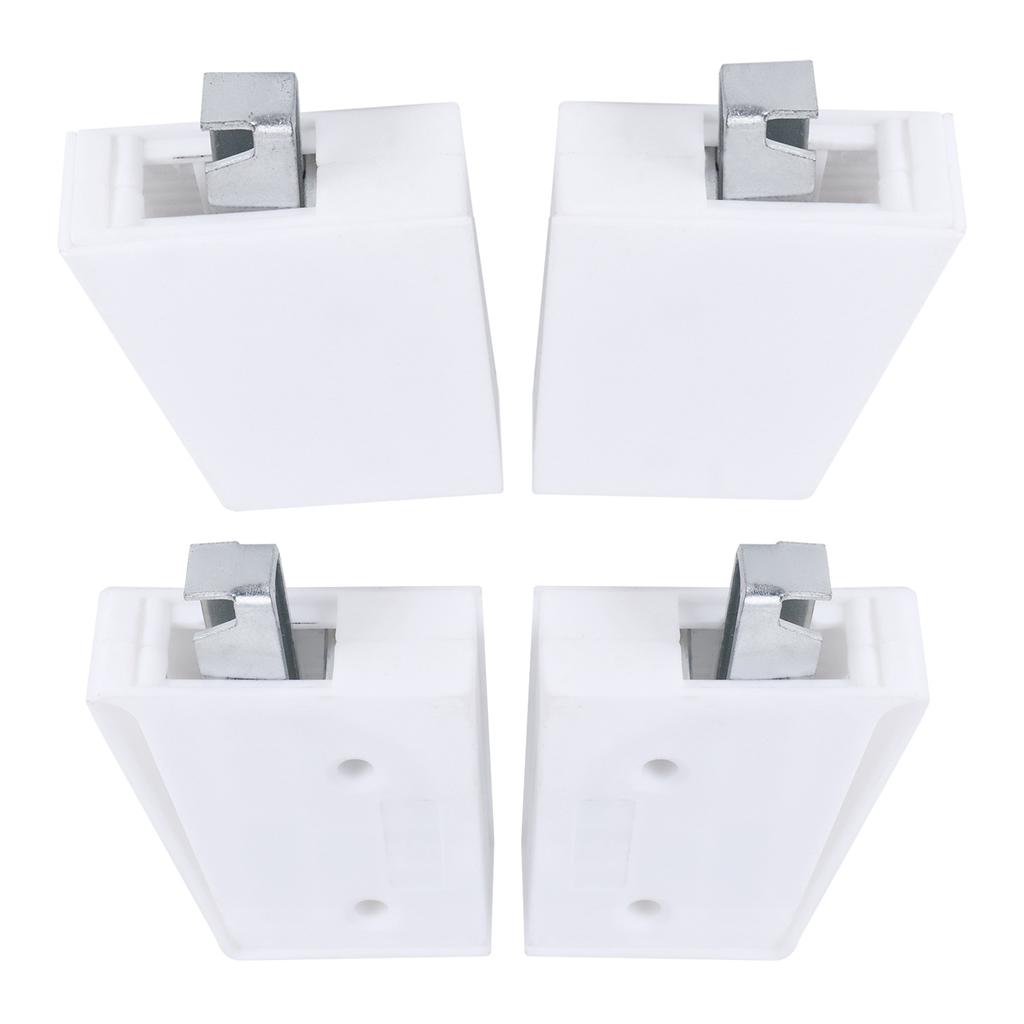 2Set Регулируемая вешалка для шкафа с монтажной пластиной Детали фурнитуры для шкафа