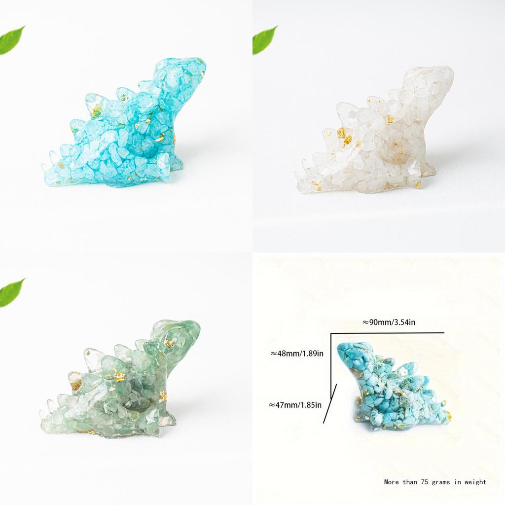Trex Resin Art Decor With Crystal Resin For Modern Desk Ornament Gift For Friends And Family