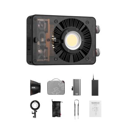 ZHIYUN MOLUS X100 КОМБО Светодиодный Видеостудия 100 Вт Карманный COB Рукоятка Приложение Музыка ZY к Адаптеру Крепления Bowens Двухцветный Свет, Свет, 2700K~6500K, Управление, Режим,