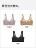 Fentengan [Big Chest Shows Small] Satin Comfortable Adjustable Pulling Anti sagging Thin Underwear No Steel Hoop Text Bra