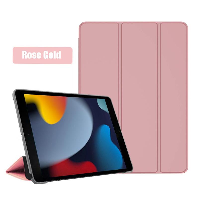 Чехол Funda IPad 10,2 2021, тройной чехол для электронной книги из искусственной кожи для iPad 9 10,2, чехол для планшета, чехол-подставка для iPad 9-го поколения