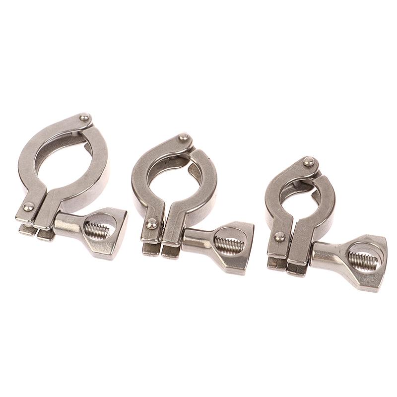 304 Precision Cast Sanitary Clamp Stainless Steel Quick Opening Pipe Clamp Quick Installation Clamp Set Quick Installation Clamp