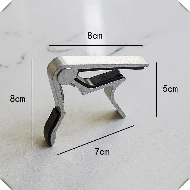 Универсальный алюминиевый каподастр для транспонирования акустической гитары, клипсы для транспозиции укулеле, аксессуары для гитары, запчасти
