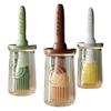 1pc Integrated Oil Brush and Bottle , Heavy Duty Silicone Kitchen Brush with Built-in Oil Container, Heat-Resistant Up To 446°F/230°C