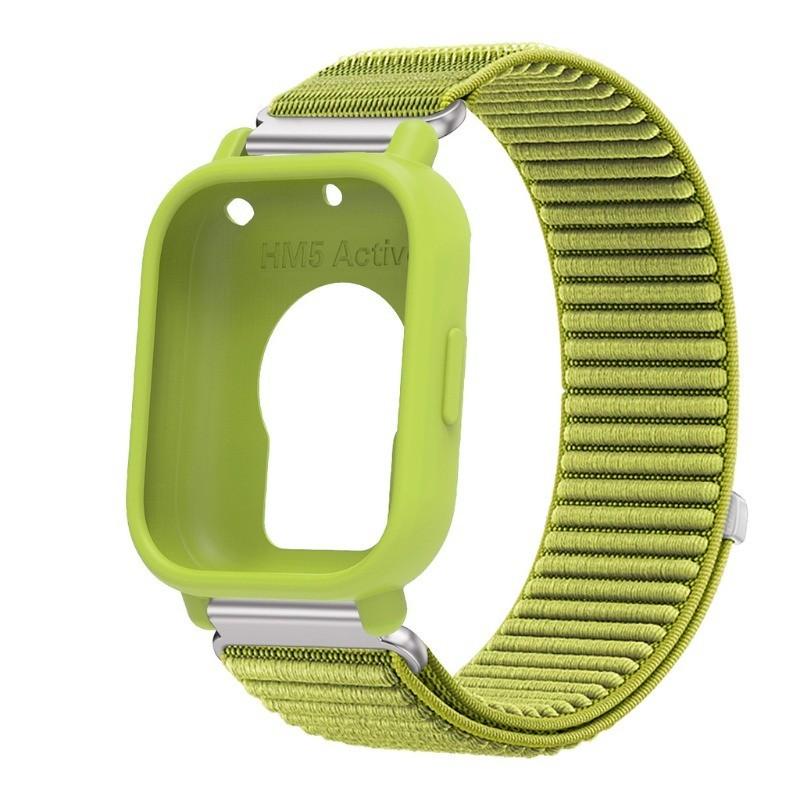 Спортивный нейлоновый ремешок + ТПУ чехол для Xiaomi Redmi Watch 5 Lite / 5 Active Мягкий браслет Защитный корпус Сменные аксессуары