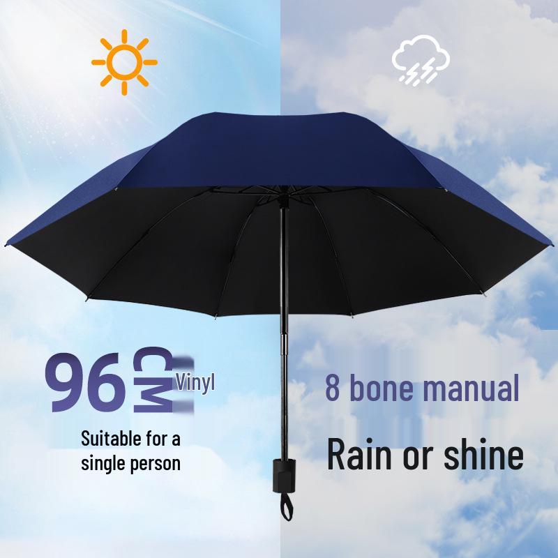 Очень большой зонт-солнцезащитный двойного назначения: Плотный, Усиленный, Складной для Солнца и Дождя