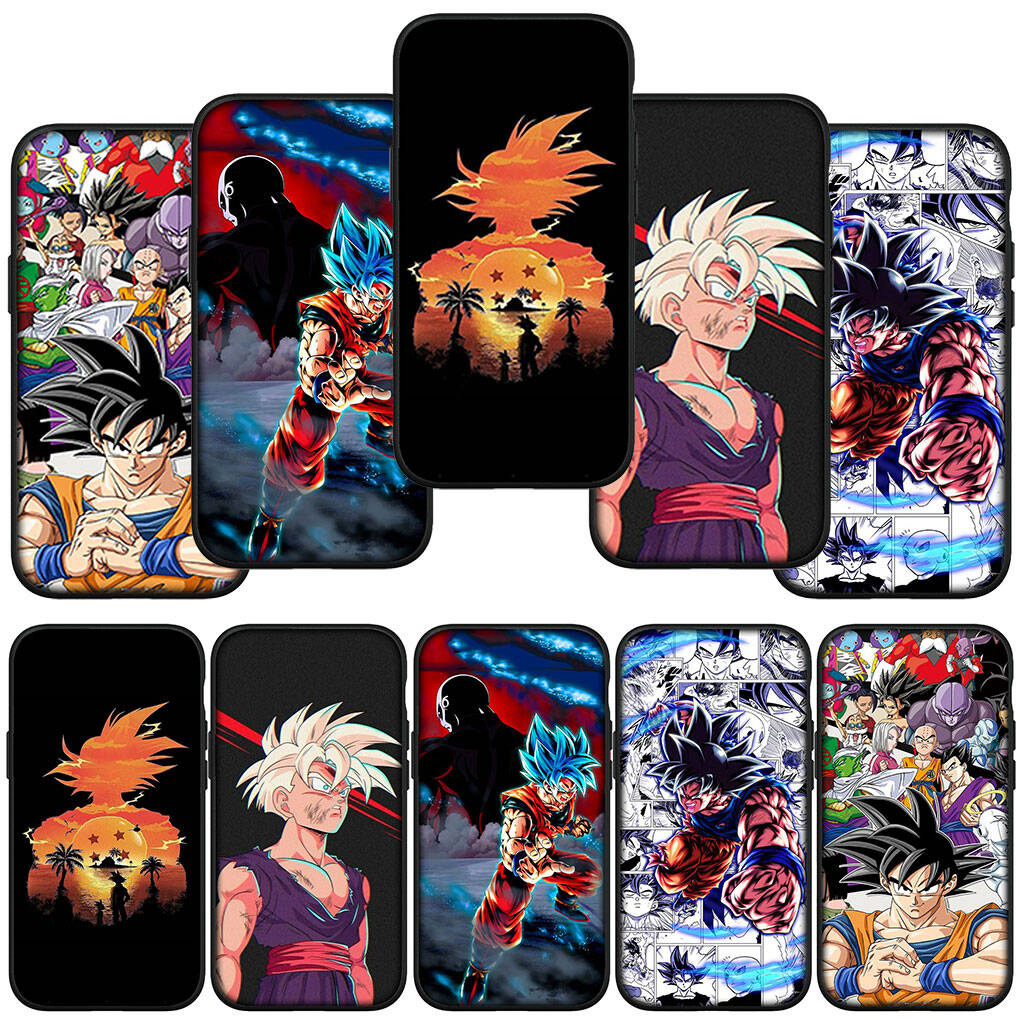 Phone Case for iPhone 17 16 15 Plus Xiaomi Poco F8 F7 X7 X6 M8 C85 C75 C71 Redmi Note 14 12 11 13 Pro Max 14C 13C 15C Cartoon Dragon Ball Z Goku Cover