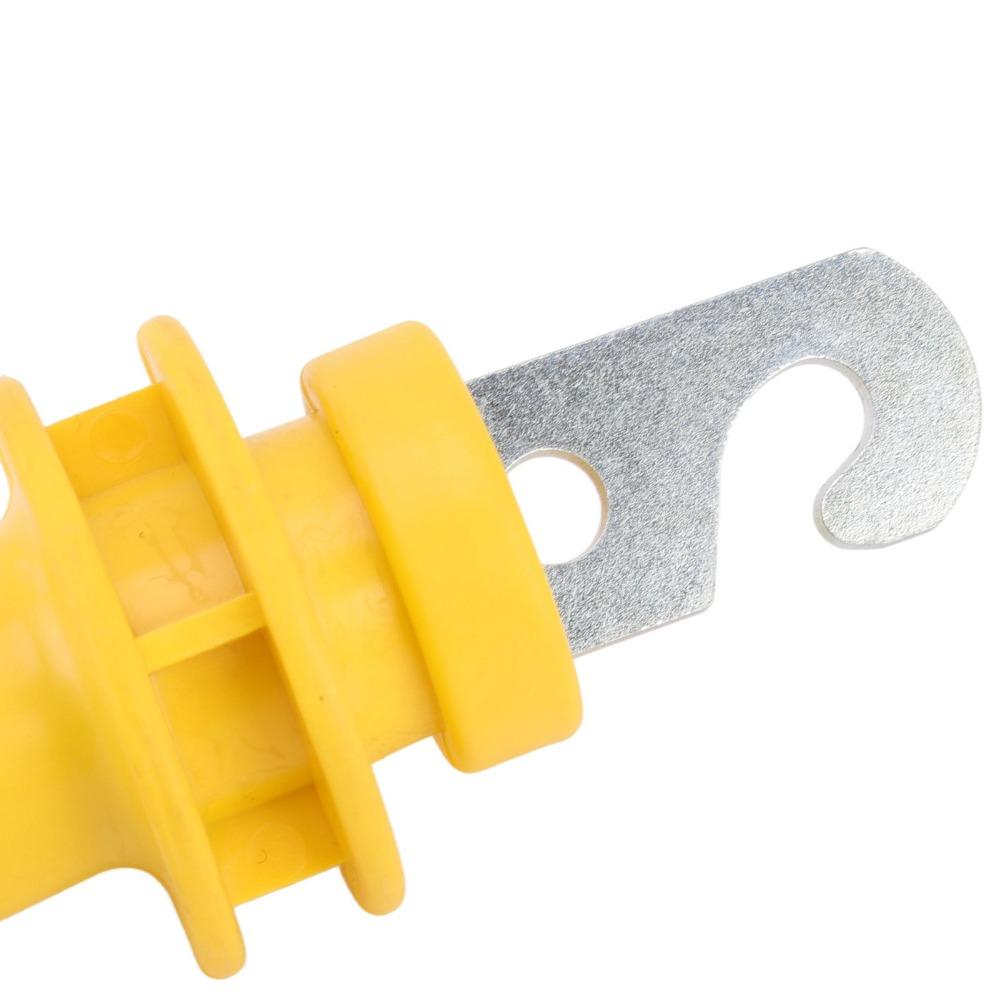 Yellow Electric Fence Handle PE Insulated Fence Grip Durable Gate Grip Bar Livestock Fence