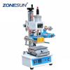 ZONESUN ZY-819H3 Auto Industrial Hot foil Stamping Machine Custom Logo wood mark name card Branding machine leather embossor