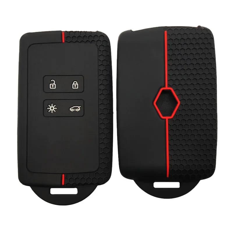 Силиконовый чехол для ключа Renault Austral Captur Arkana Koleos Zoe Scenic Dacia Sandero Duster Logan Jogger Kadjar Clio Megane
