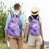МРАМОР - ФИОЛЕТОВЫЙ Рюкзак Горячая Распродажа Daypack Большая Вместимость Мальчики Девочки Сумка для Книг Школьная Сумка Наплечные Сумки для Мужчин Женщин