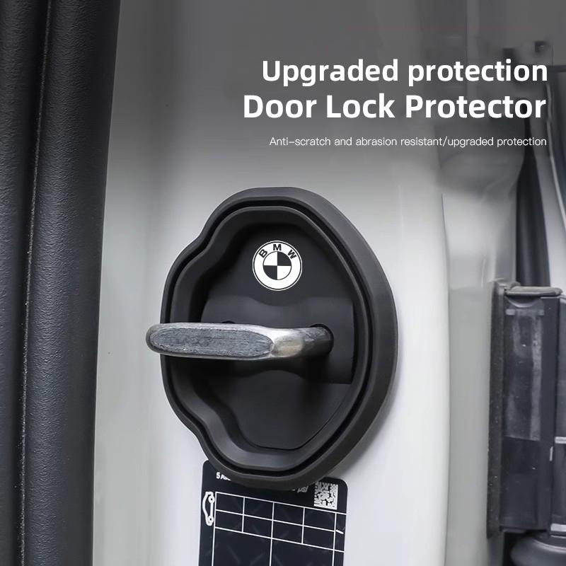 Силиконовая накладка на дверной замок автомобиля, наклейка для поглощения шума и ударов для BMW E46 E90 E60 F30 F10 E39 i3 i4 X1 X2 X3 X5 X4 X6 X7 M3 M4