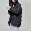 Li Ning морозостойкая теплая куртка с капюшоном женская верхняя одежда стандарт-черный AYMP032-2