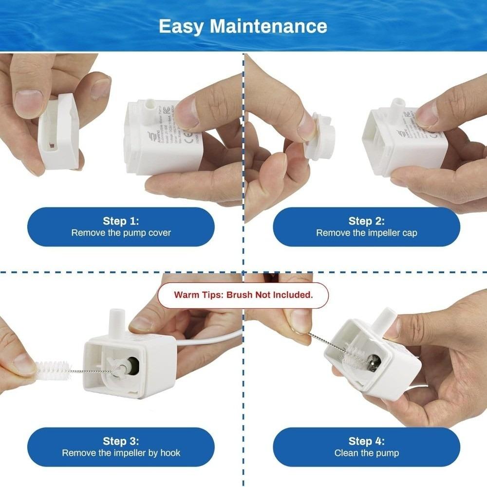 DC 5V Pet Water Pump IPX8 Waterproof Replacement Pump Cat Fountain Pump  Fountain Replacement