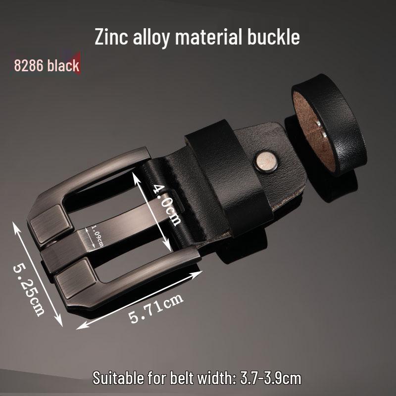 Мужской ремень с пряжкой-штифтом