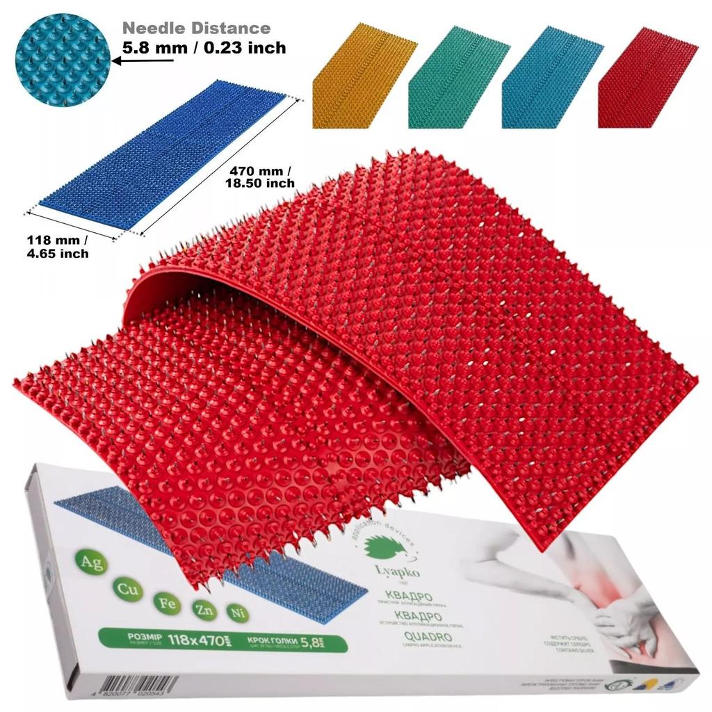 Аппликатор Ляпко Квадро Quadro Уникальный Акупунктурный Массажер Для Тела, Спины, Позвоночника, Рук, Ног, Суставов