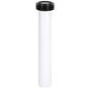 White Concealed Toilet Water Tank Straight Flush Pipe Lengthened Flushing Tube Toilet Accessory